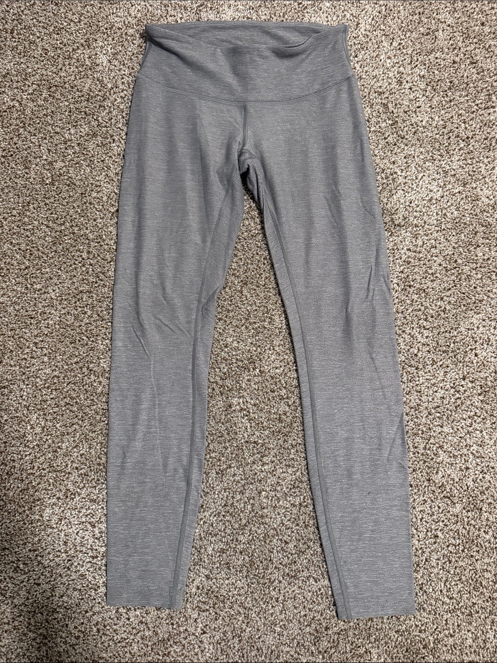 LuluLemon Heather grey leggings size 4
